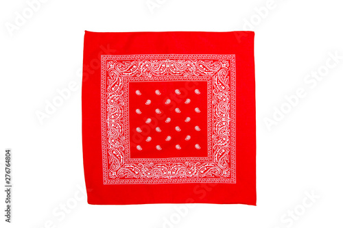 Wallpaper Mural Red bandana isolated on white Torontodigital.ca