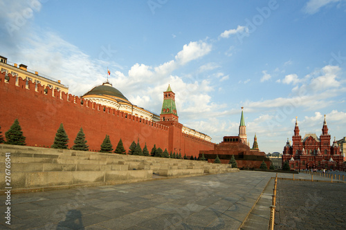 Red Square  day   - the main landmark of Moscow  Russia