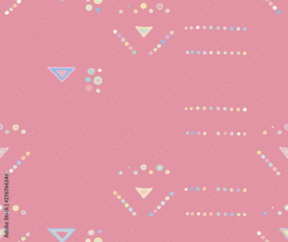 Seamless vector pattern. geometrical background with hand drawn decorative tribal elements. Print with ethnic, folk, traditional motifs. Graphic geometric illustration for wrapping, wallpaper, fabric Seamless vector pattern. geometrical background with hand drawn decorative tribal elements. Print with ethnic, folk, traditional motifs. Graphic geometric illustration for wrapping, wallpaper, fabric