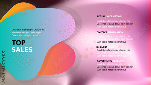 Brochure cover used in marketing and advertising