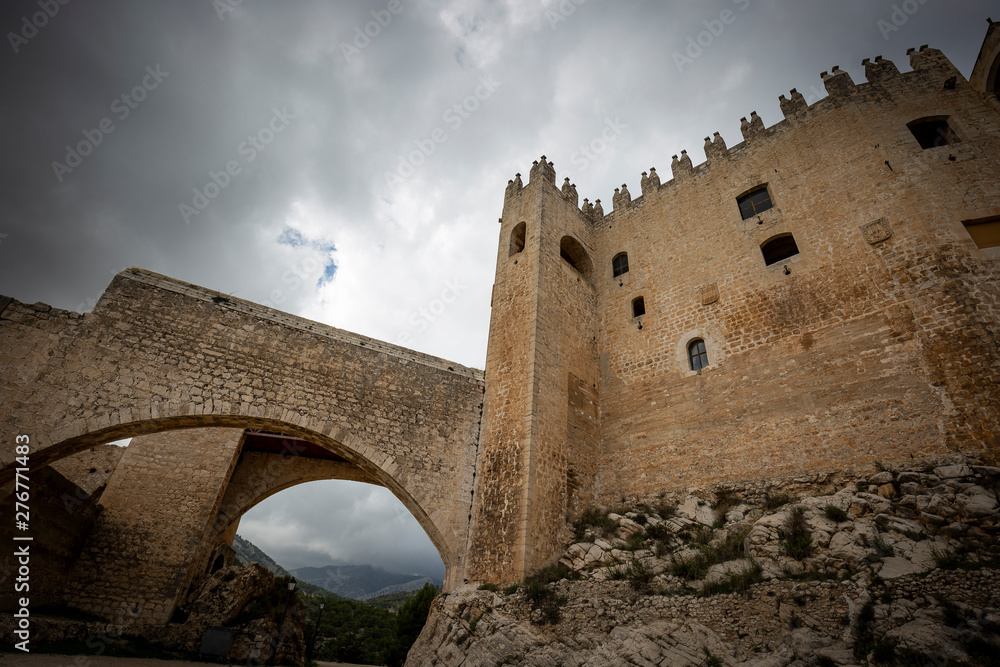 Fototapeta premium the medieval castle of Velez Blanco town, province of Almeria, Spain