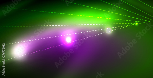 Shiny neon space background