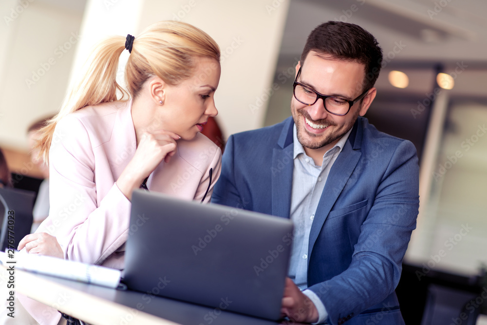 Business people working together Business people working together
