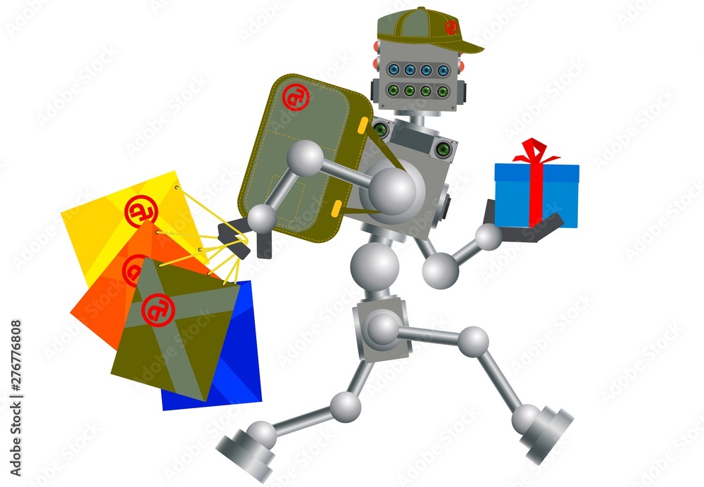 Different options for delivery service. Vector illustration Different options for delivery service. Vector illustration