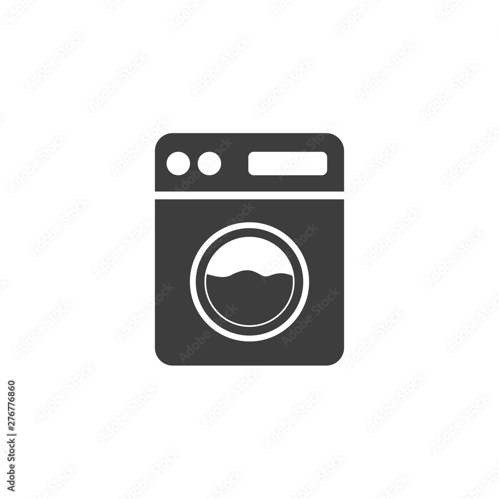Washing machine icon symbol template black color editable. simple logo vector illustration for graphic and web design. Washing machine icon symbol template black color editable. simple logo vector illustration for graphic and web design.