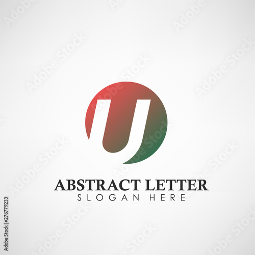 Abstract Letter U logotype. Suitable for trademarks, company logo, and other