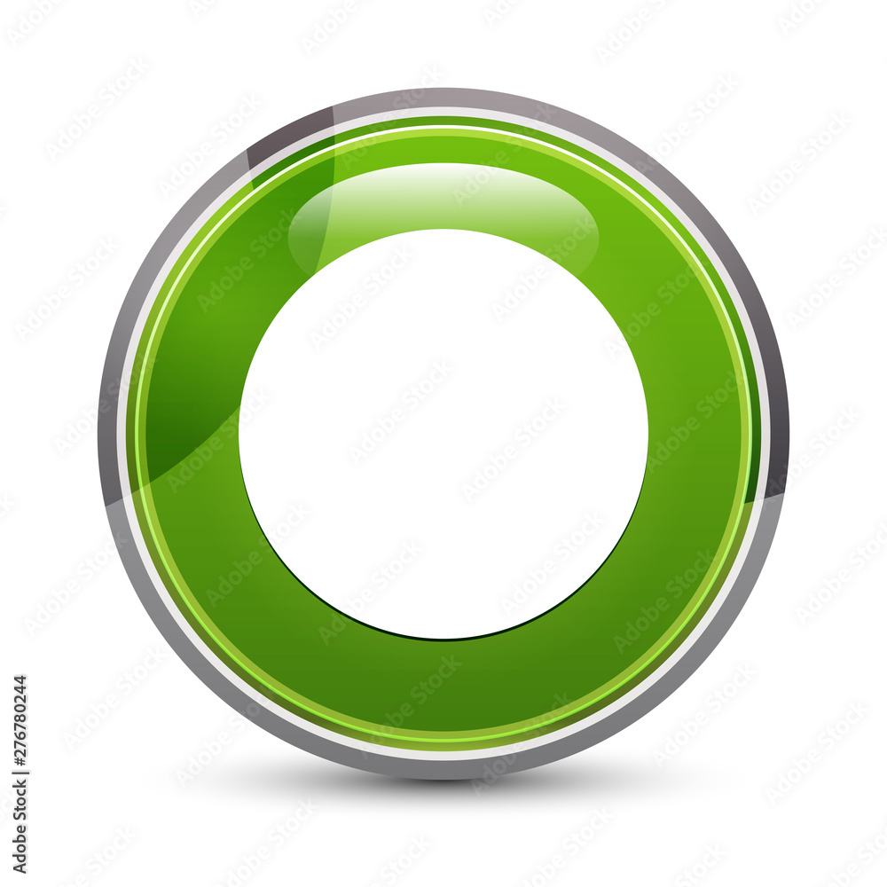 Record icon elegant green round button vector illustration Record icon elegant green round button vector illustration