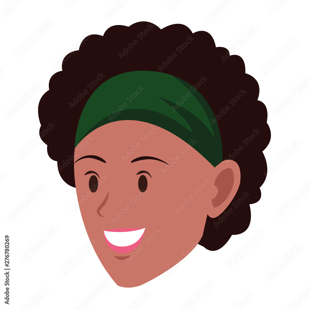 woman face avatar cartoon character woman face avatar cartoon character