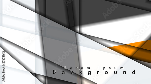 Fototapeta Naklejka Na Ścianę i Meble -  Rectangle tube elements vector 3d background