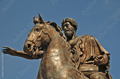 Roma, piazza del Campidoglio - Statua di Marco Aurelio
