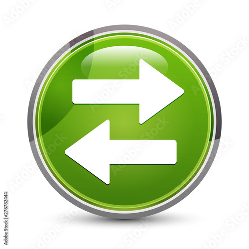 Free Download Transfer arrow icon elegant green round button vector illustration - GFXLoad