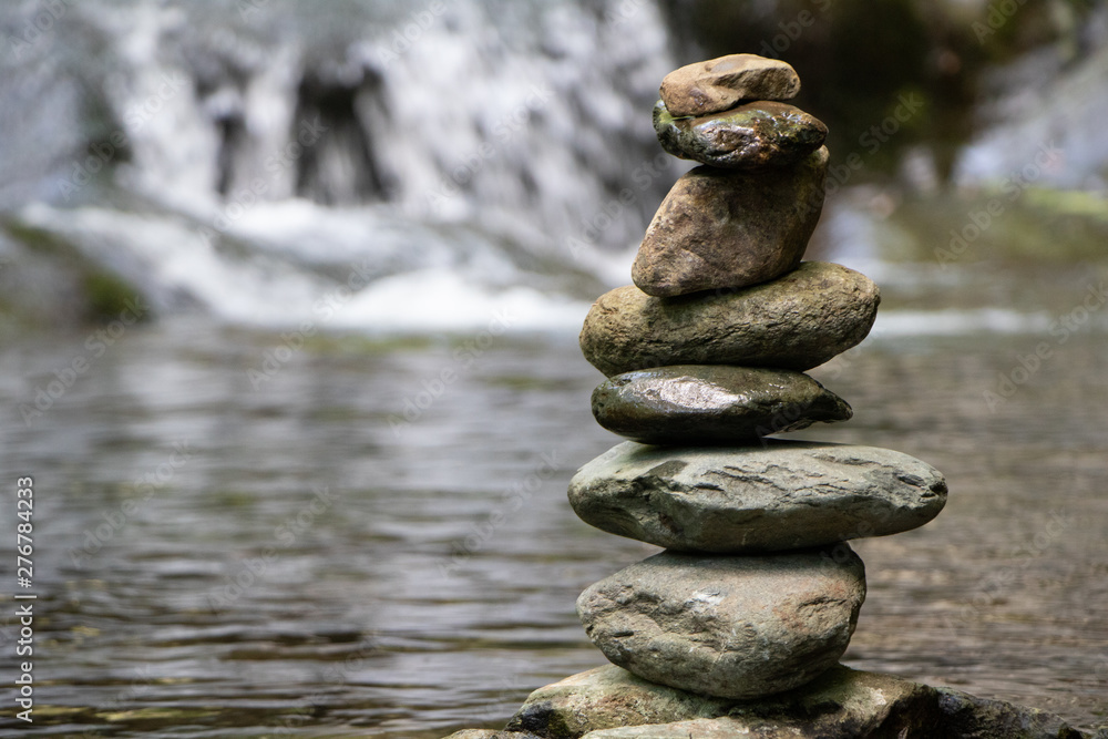 River Stacked Stones_1 River Stacked Stones_1