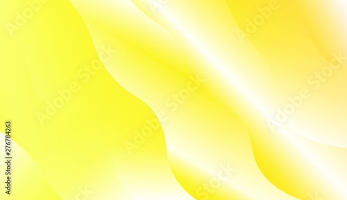 Wavy Background. For Futuristic Ad, Booklets. Vector Illustration with Color Gradient.