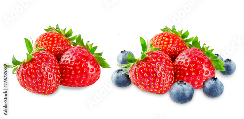Strawberry on a white isolated background