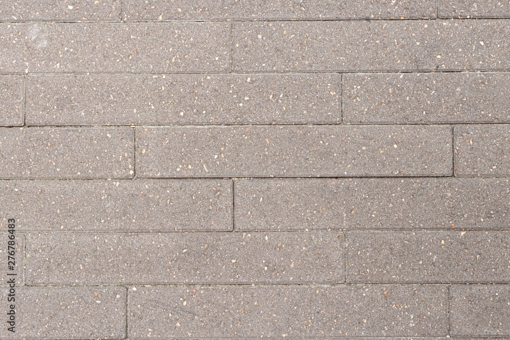 Obraz premium Floor stone wall texture rough brick gray