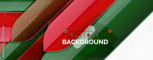 Abstract color lines dynamic background, modern material design style
