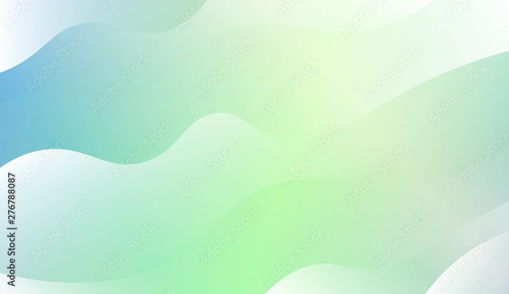Modern Waves. Futuristic Technology Style Background. For Creative Templates, Cards, Color Covers Set. Vector Illustration with Color Gradient.