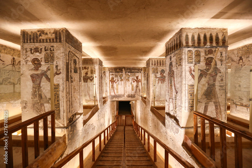 Fotografia Tomb in Valley of the Kings, Luxor, Egypt