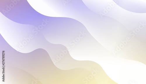 Modern Wavy Background. For Template Cell Phone Backgrounds. Vector Illustration with Color Gradient.