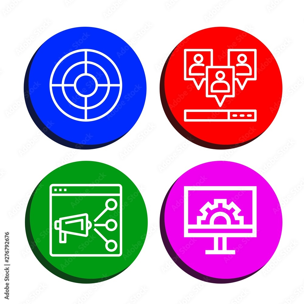 Set of consulting icons such as Seo, Viral, Engeneering , consulting Set of consulting icons such as Seo, Viral, Engeneering , consulting