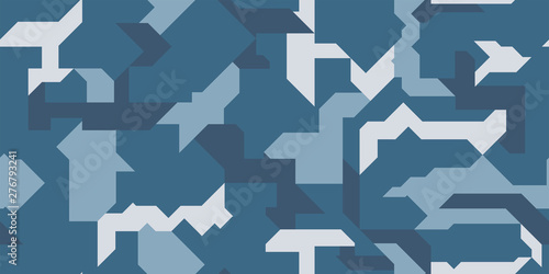 Seamless pattern fot car decal wrap design vector.