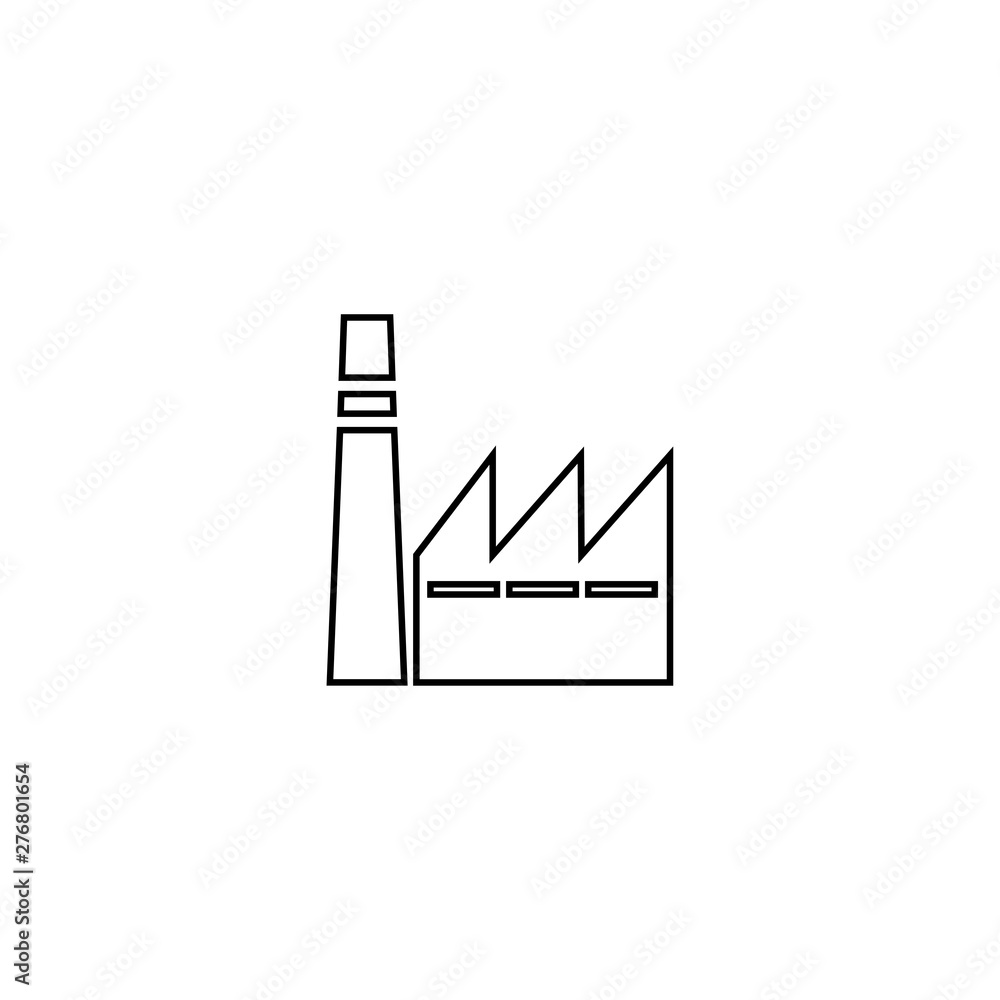 Factory build icon. Industry symbol Factory build icon. Industry symbol