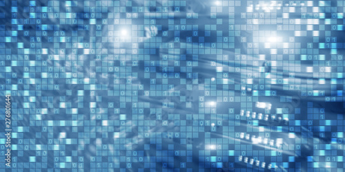 Wallpaper Mural Digital background matrix information technology and internet concept Torontodigital.ca