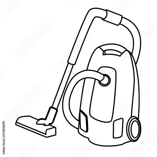 cleaning and hygiene equipment icons in black and white