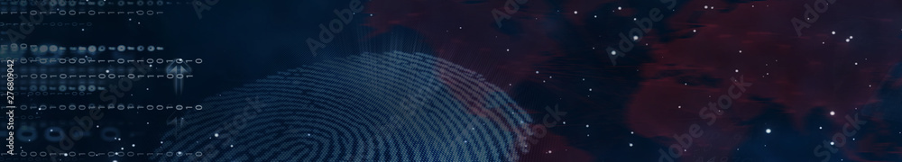 Obraz premium Economy Abstract Panoramic Design