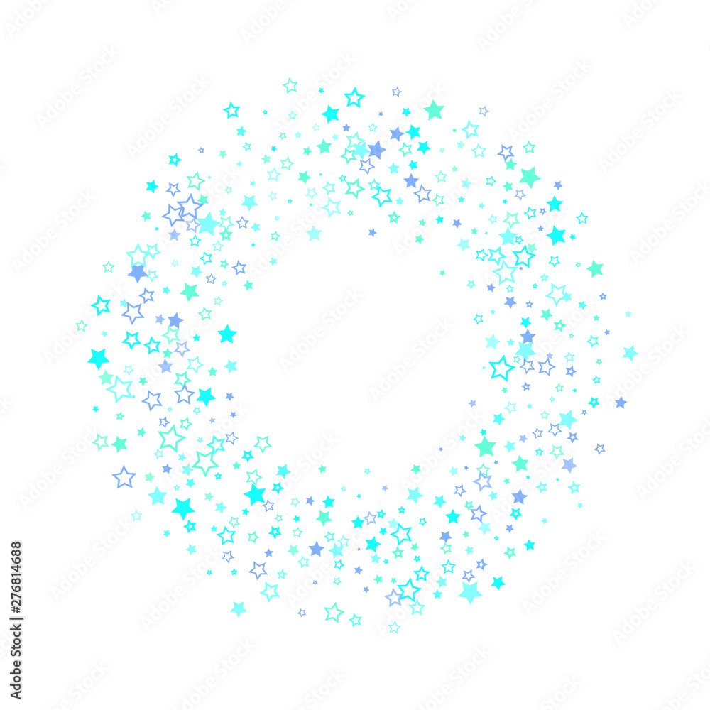 Blue, cyan, turquoise glitter stars confetti Blue, cyan, turquoise glitter stars confetti