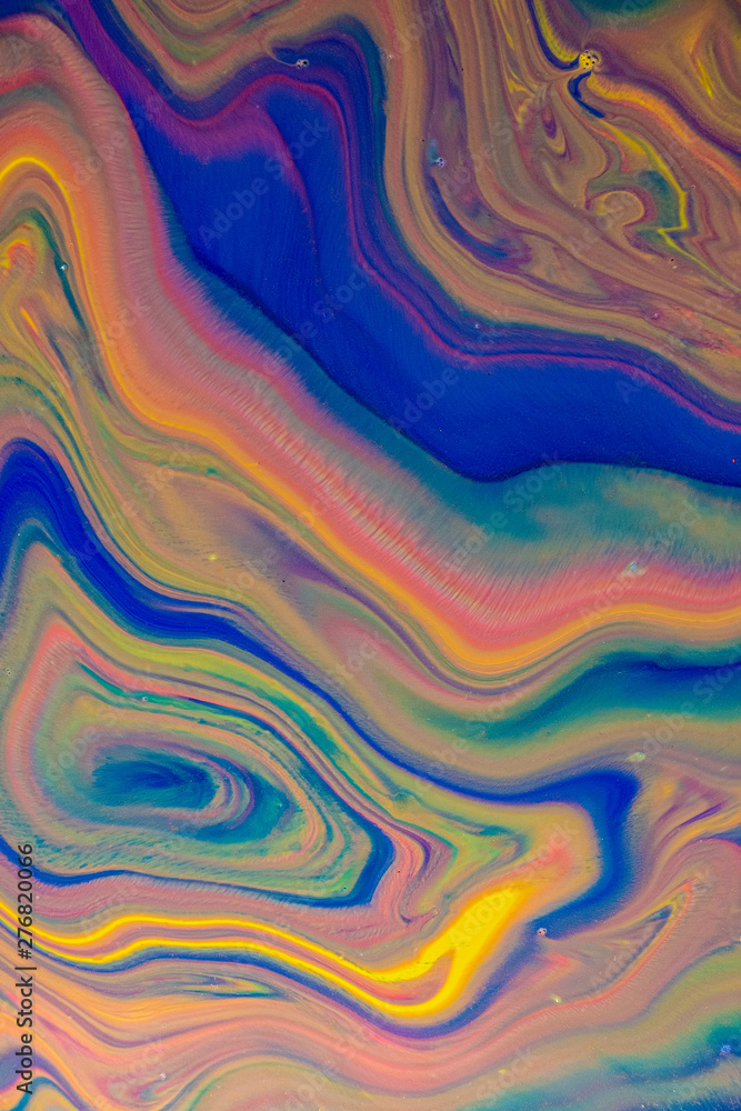 Fototapeta premium Abstract acrylic paint background, beautiful color mix.