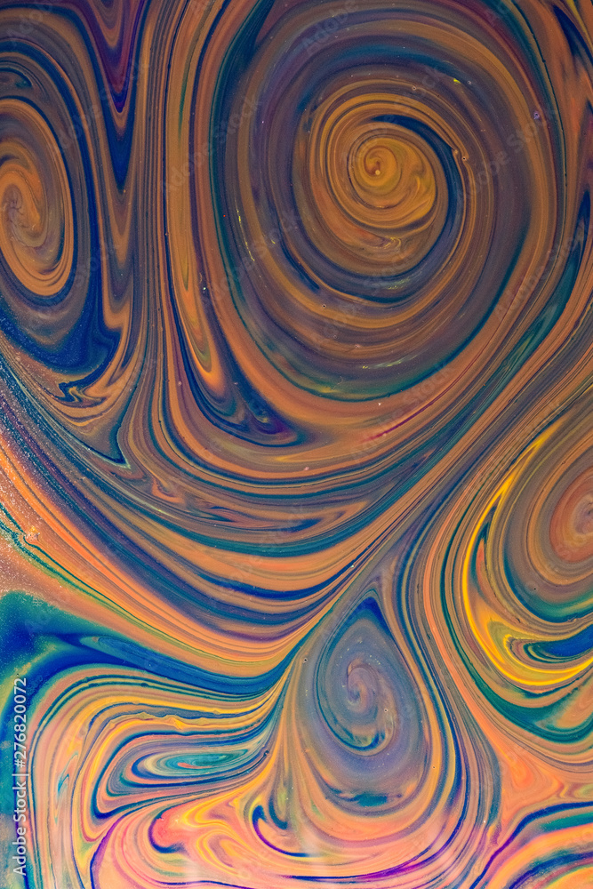 Obraz premium Abstract acrylic paint background, beautiful color mix.