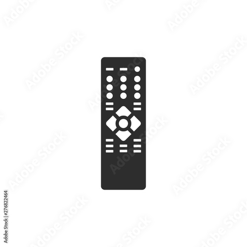 remote icon template black color editable. remote symbol vector sign isolated on white background. Simple logo vector illustration for graphic and web design.