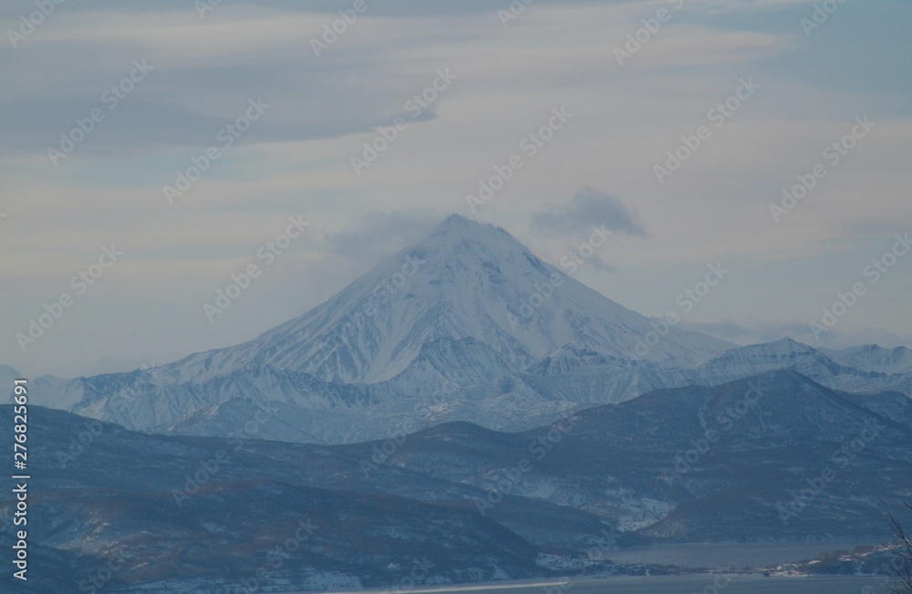 Journey. Kamchatka. Ski resort. Nature. Volcano.