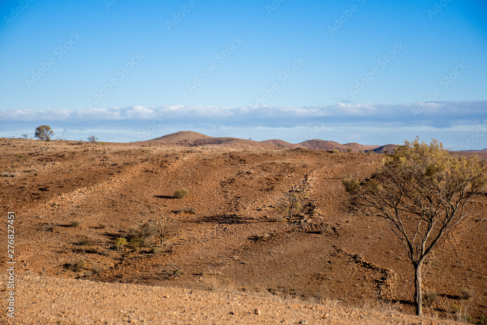View from Mundi Mundi Lookout, Outback NSW, Australia