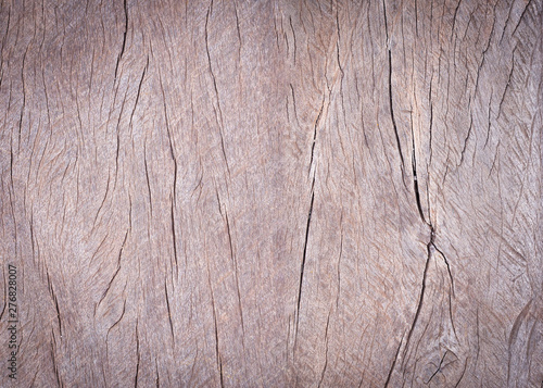 Surface of crack old wood texture. Vintage timber textural background