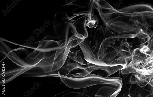 White smoke motion abstract...