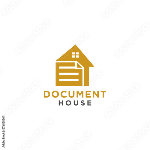 Document house logo or icon for business