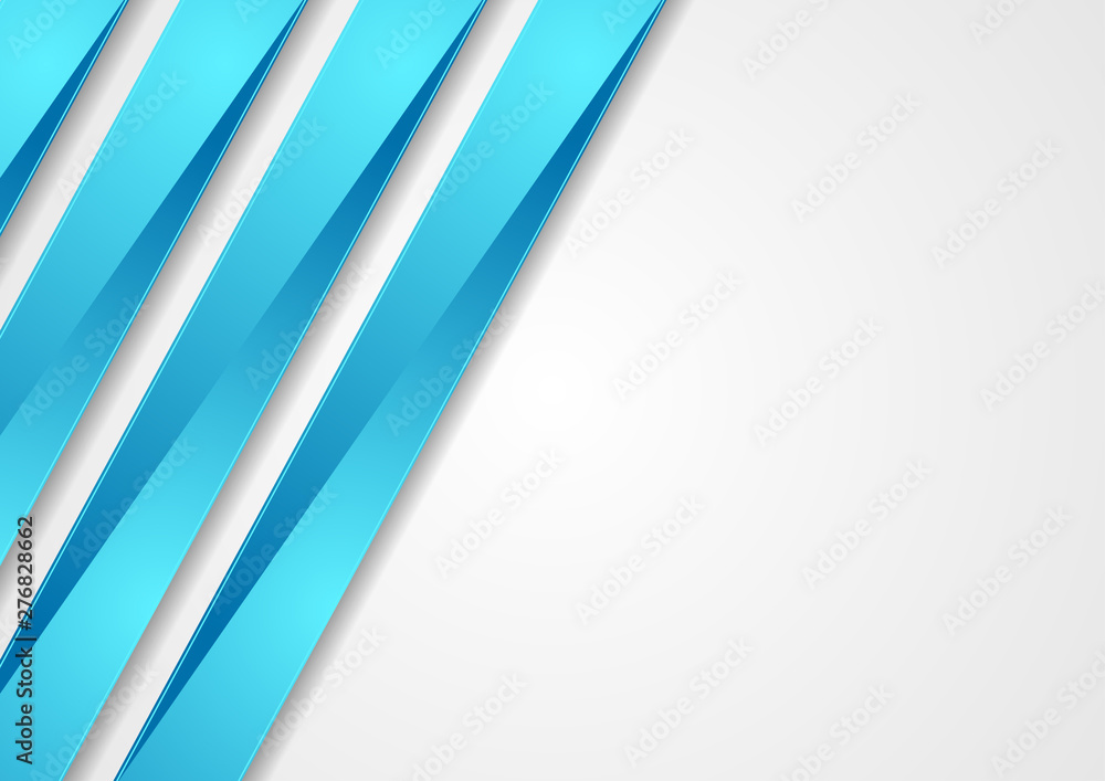 Blue stripes abstract tech corporate background Blue stripes abstract tech corporate background