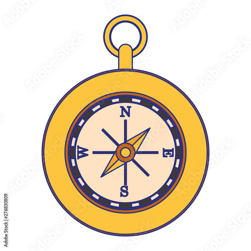 Free Download Navigation compass travel symbol isolated vector illustration - GFXLoad
