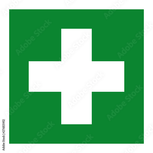 First Aid Room Symbol Isolate On White Background,Vector Illustration EPS.10