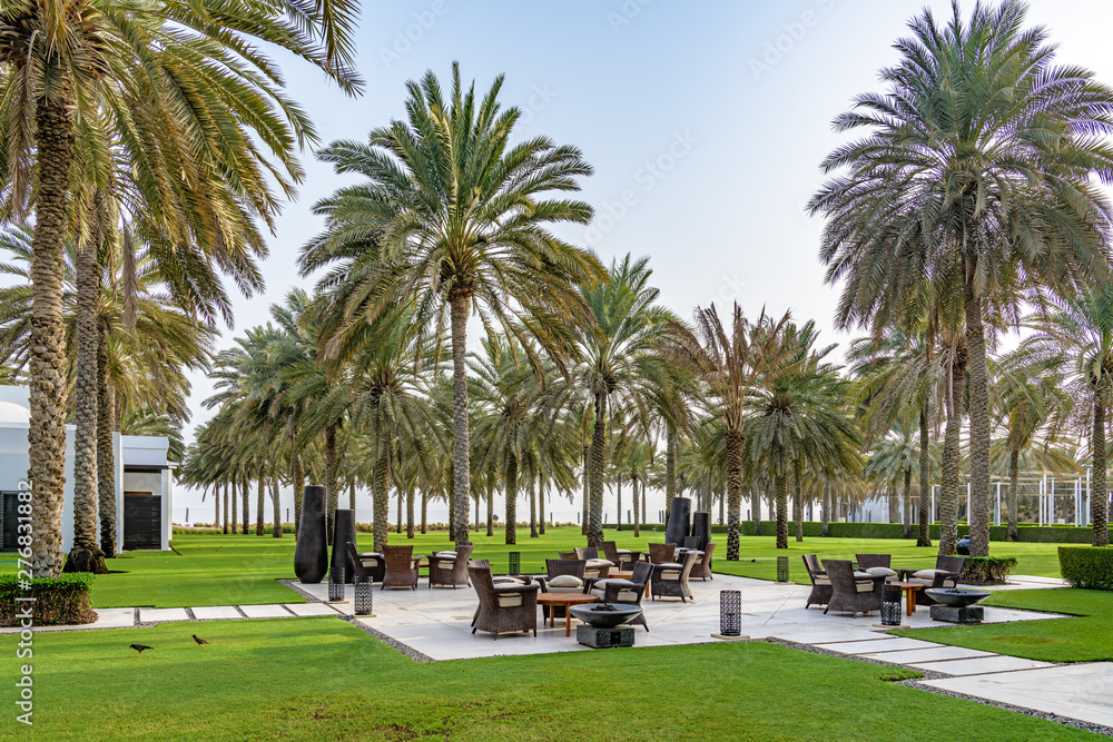 Fototapeta premium Muscat Resort Hotel in Muscat, Oman.