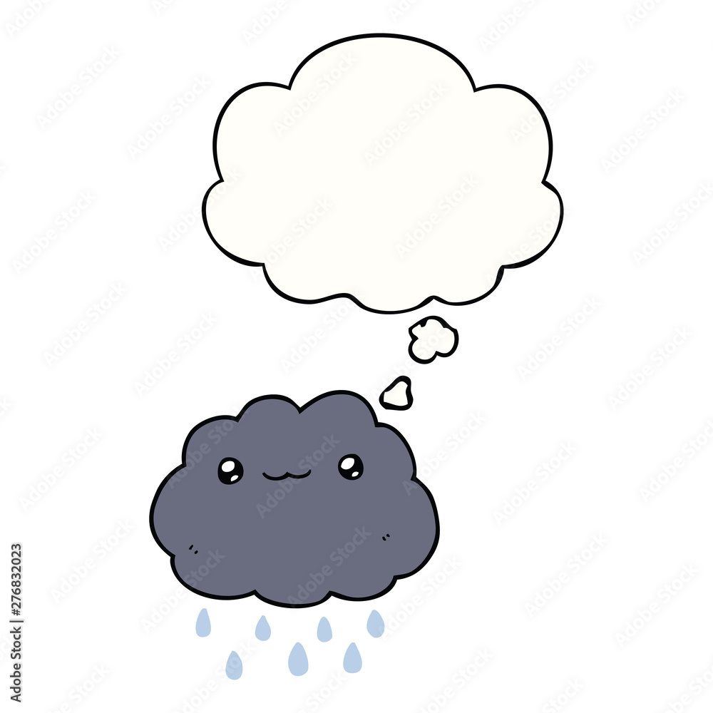 cartoon cloud and thought bubble cartoon cloud and thought bubble