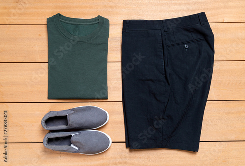 Beautiful casual men fashion and clothes set