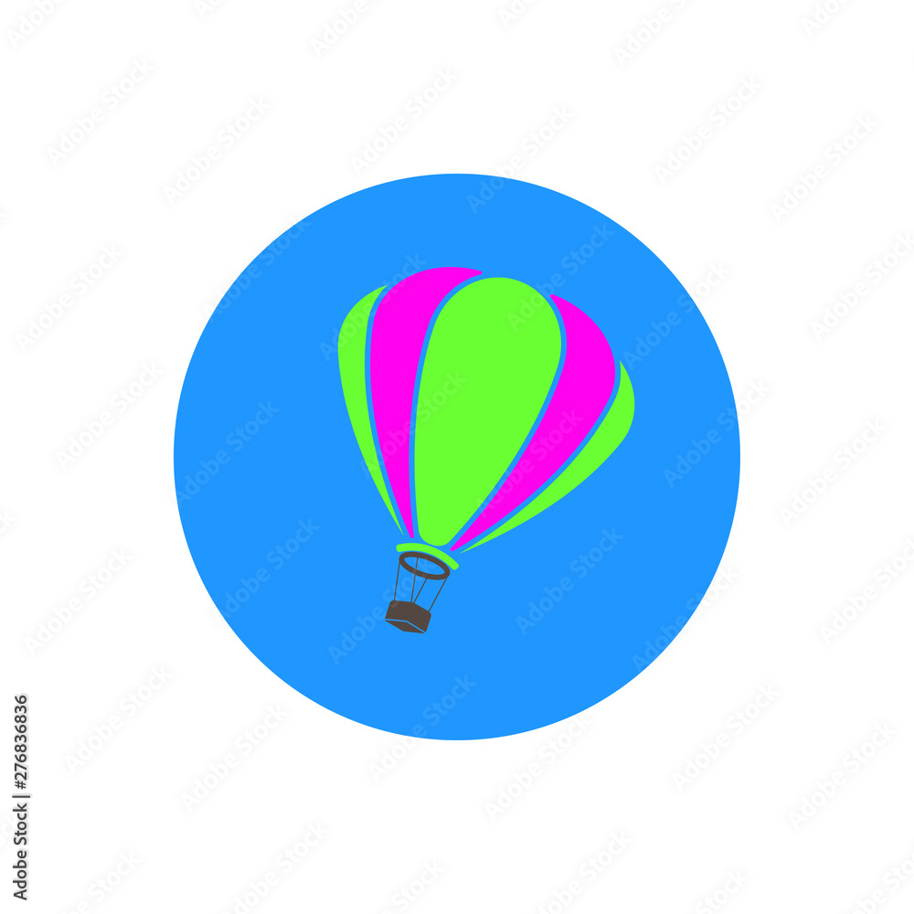 Naklejka premium Hot Air Balloon icon Vector Illustration - Vector