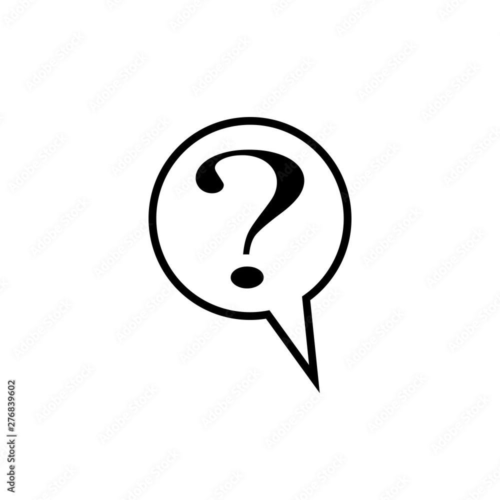 Question Mark Icon Vector Illustration - Vector Question Mark Icon Vector Illustration - Vector