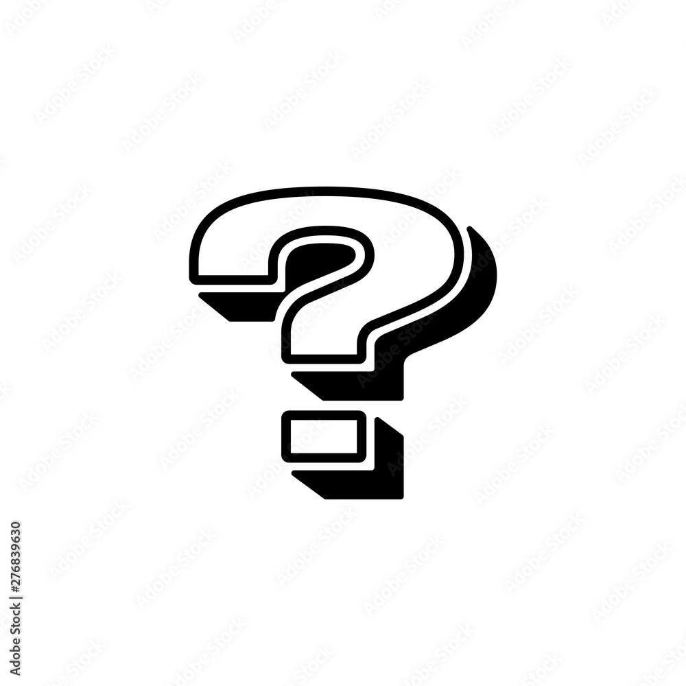 Question Mark Icon Vector Illustration - Vector Question Mark Icon Vector Illustration - Vector