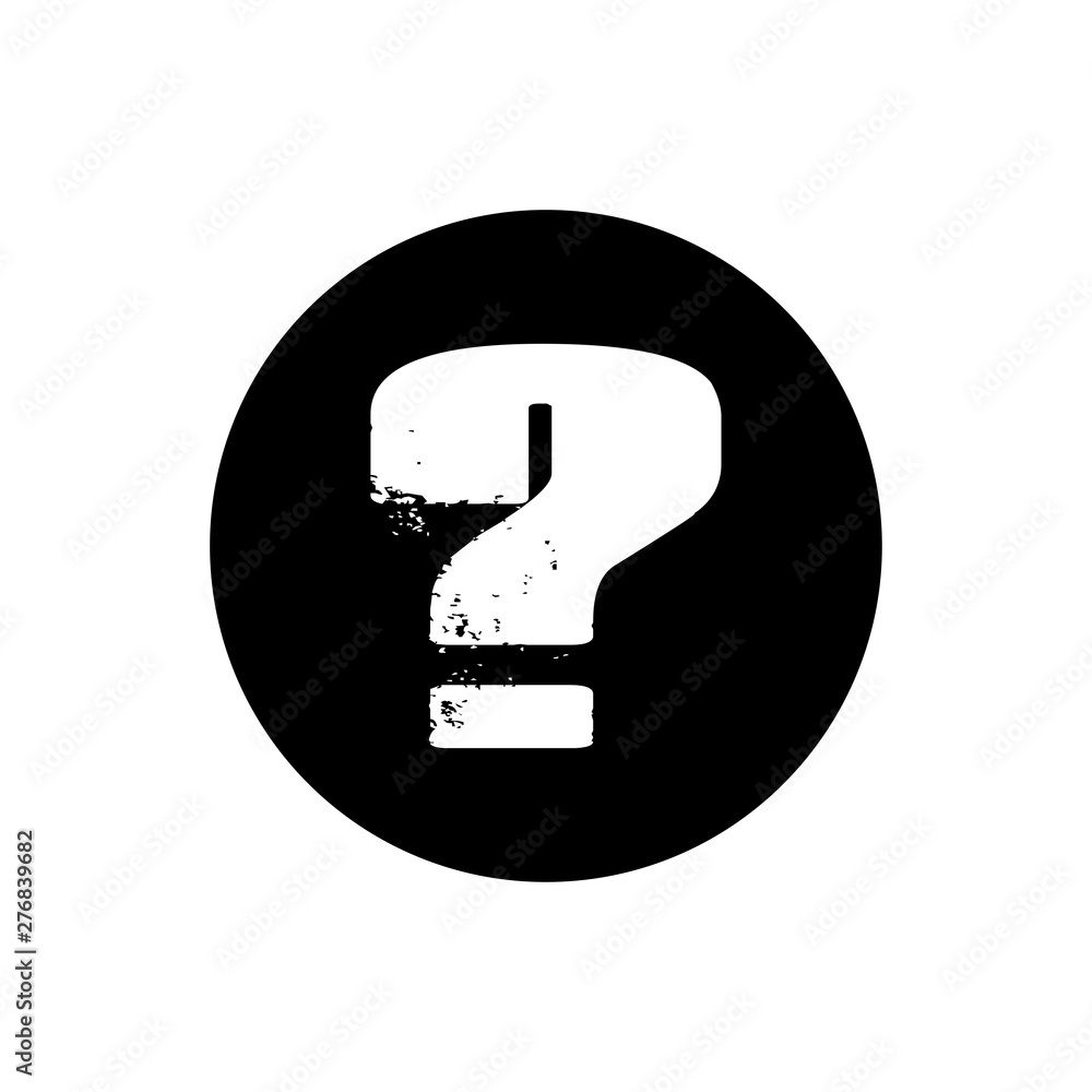 Question Mark Icon Vector Illustration - Vector Question Mark Icon Vector Illustration - Vector