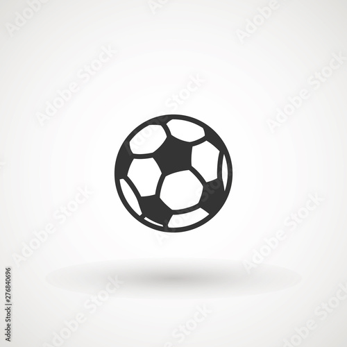 Soccer ball icon vector sign  illustration Ball  Football  Soccer  Sport Abstract Circle Background Flat icon.