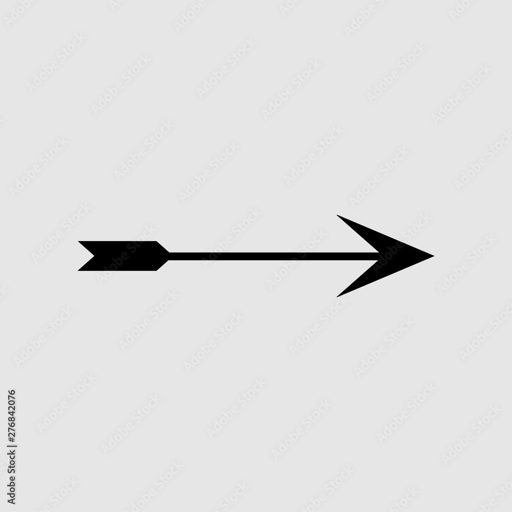 Arrow icon in trendy flat style isolated on gray background vector illustration - vector Arrow icon in trendy flat style isolated on gray background vector illustration - vector